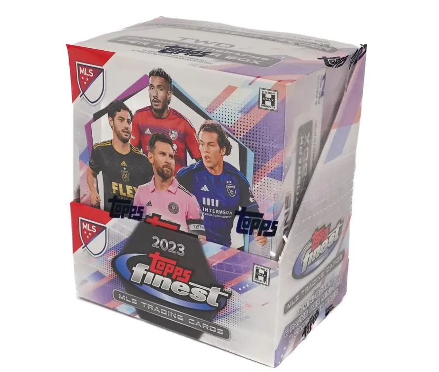 2023 Topps MLS Major League Soccer Finest Soccer Hobby Box 2 Mini-Boxes per Box, 6 Packs per Mini-Box, 5 Cards per Pack