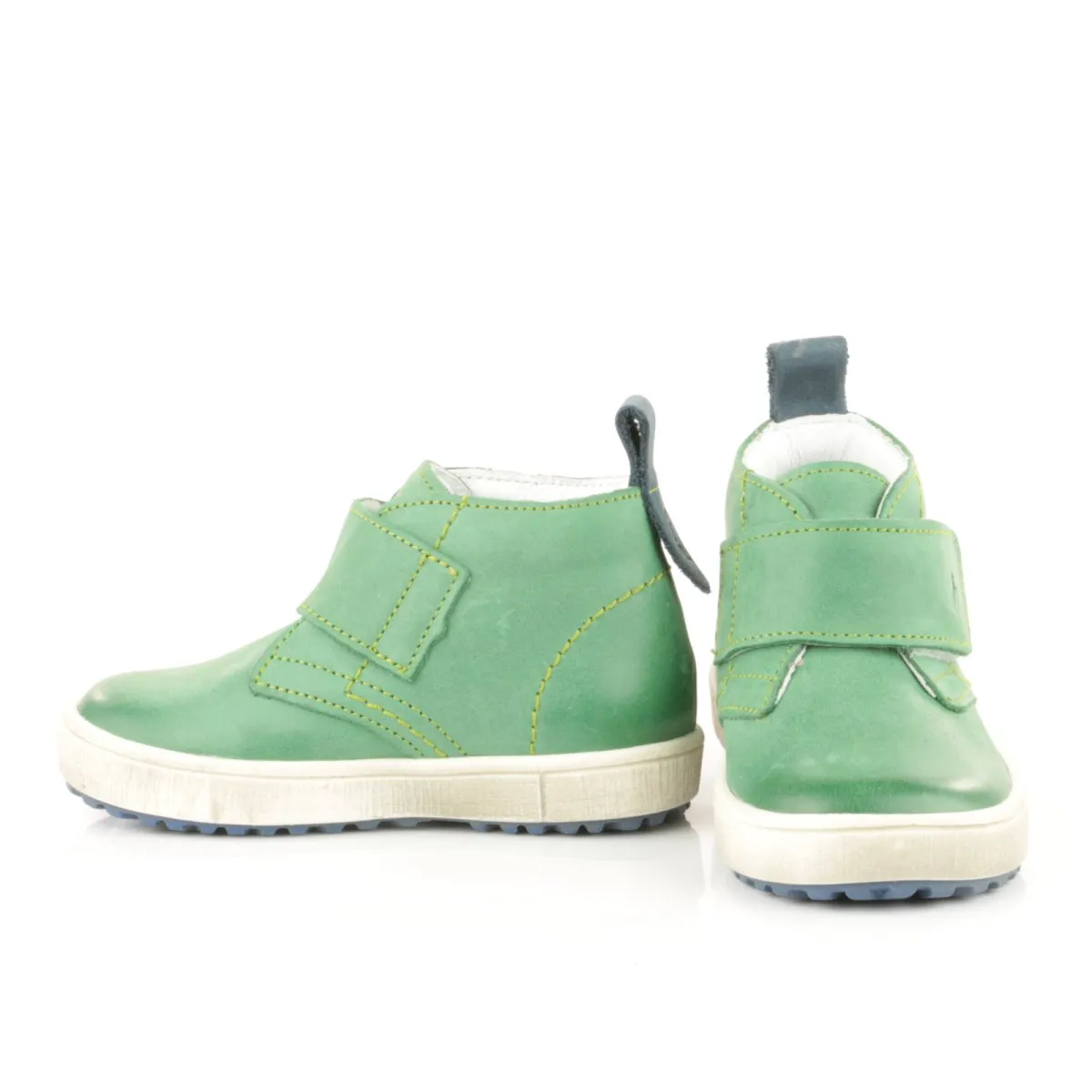 (2470-20 / 2489-20) Green Velcro Trainers