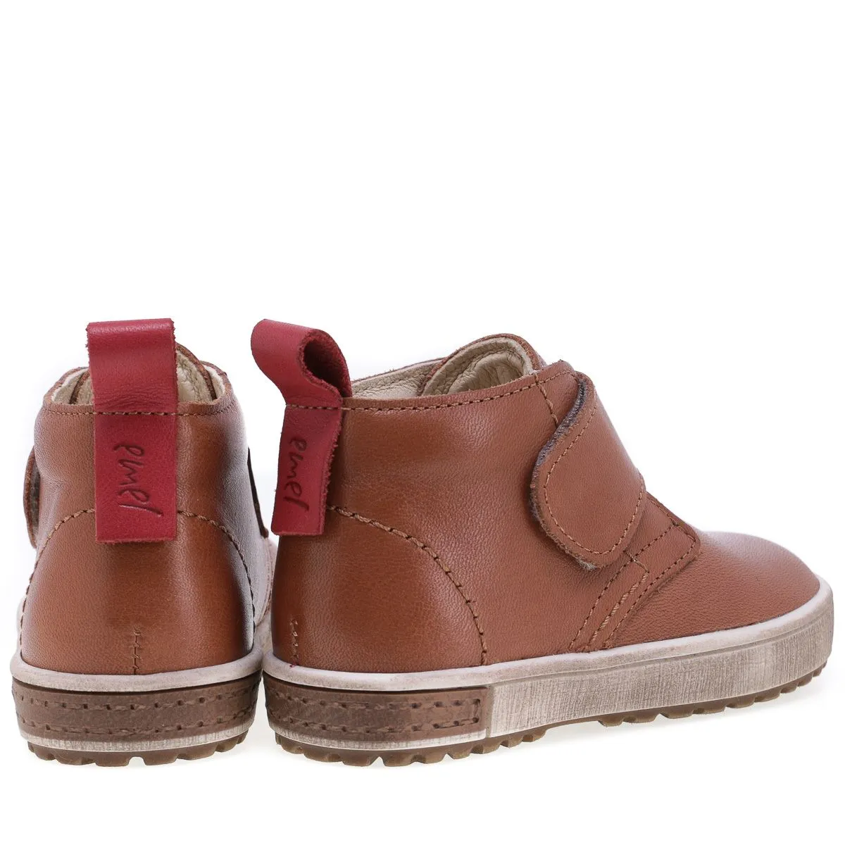 (2470-35 / 2489-35) Emel Brown Velcro Trainers