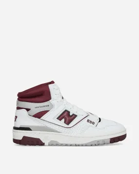 650 sneakers White / Burgundy  / Raincloud