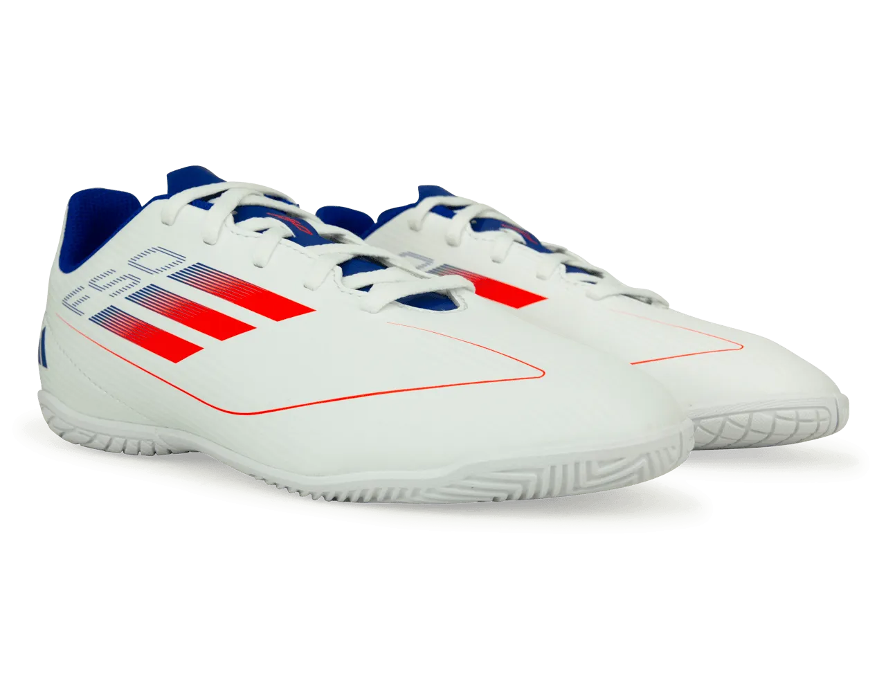 adidas Kids F50 Club IN White/Lucid Blue