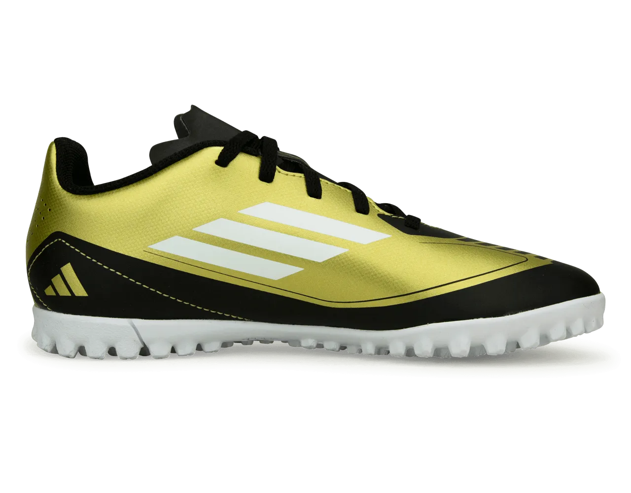 adidas Kids F50 Club Messi TF Gold/Black/White