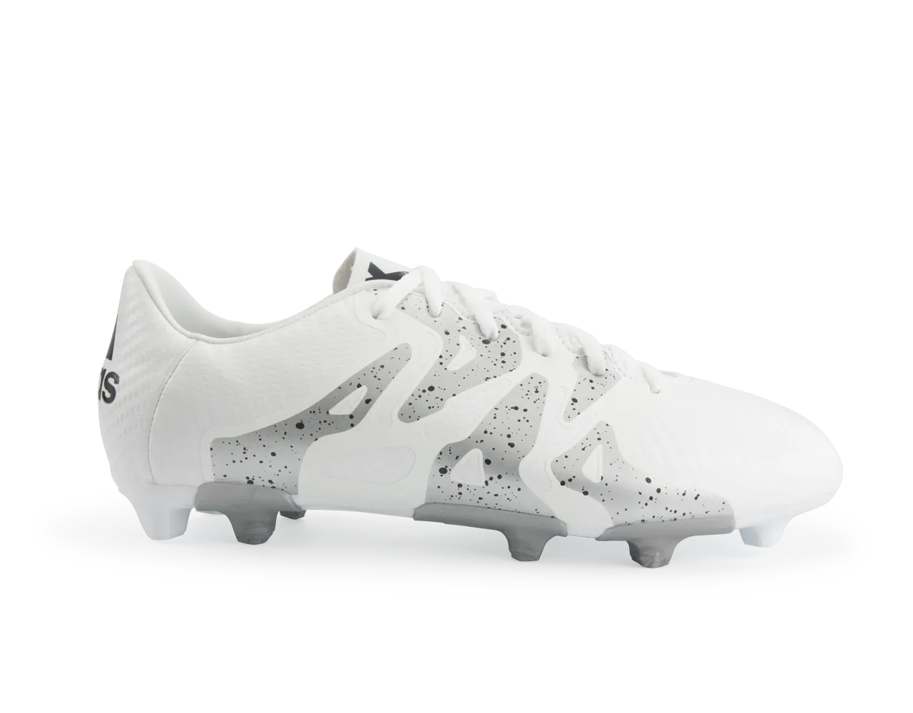 adidas Kids X 15.3 FG/AG White/Core Black/Silver Metallic