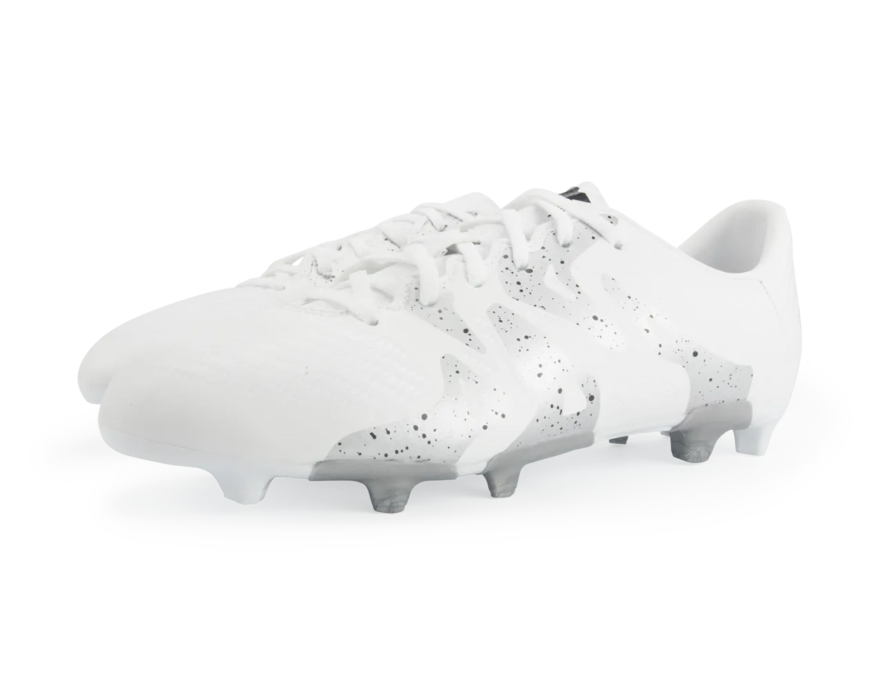 adidas Kids X 15.3 FG/AG White/Core Black/Silver Metallic