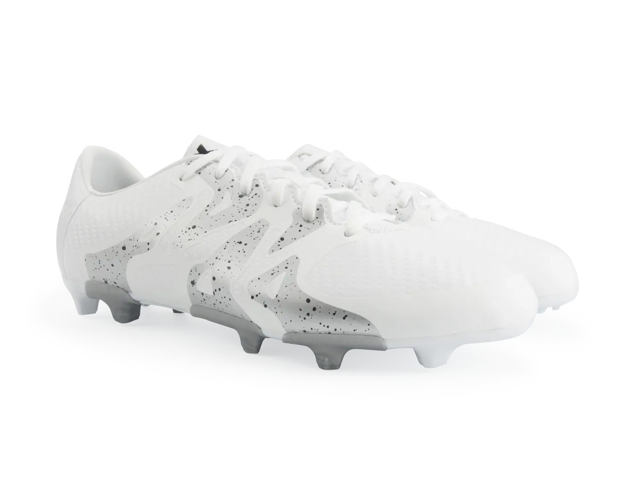 adidas Kids X 15.3 FG/AG White/Core Black/Silver Metallic