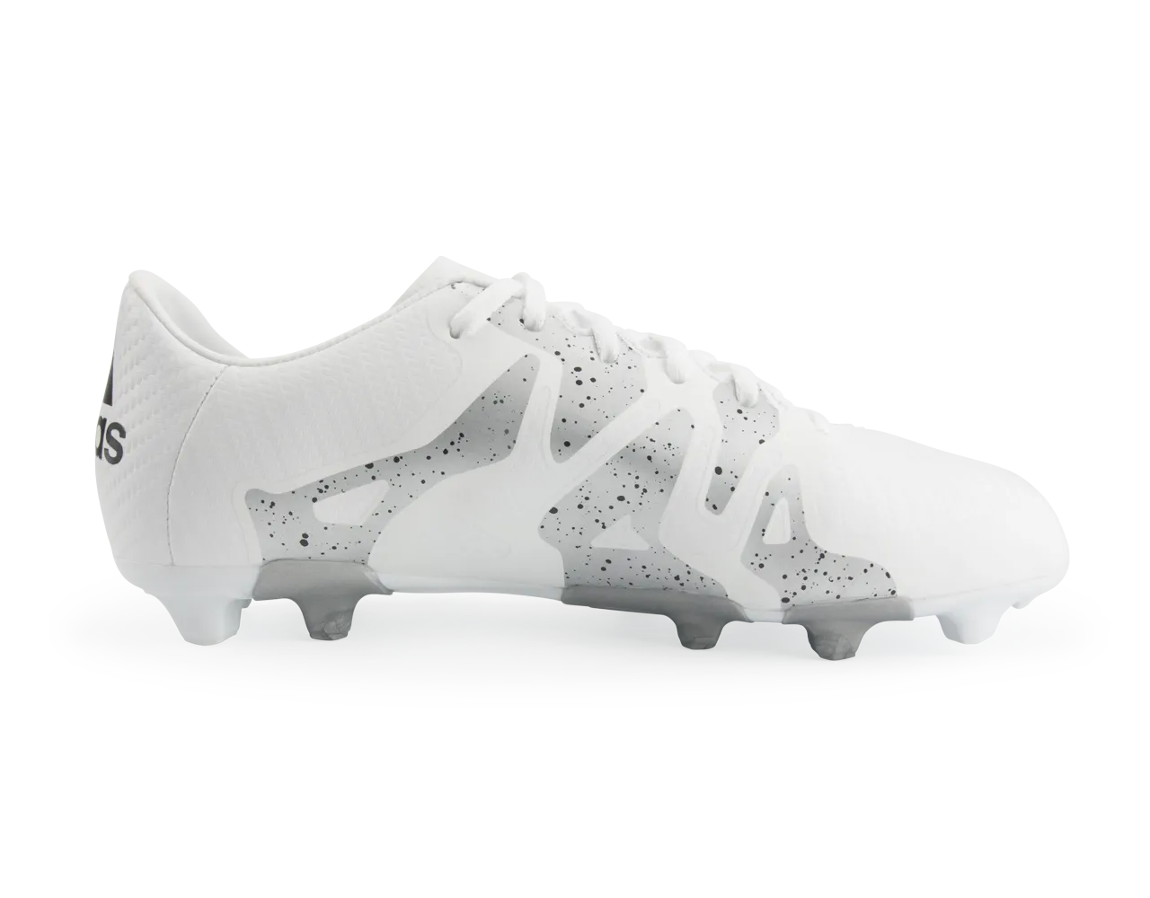 adidas Kids X 15.3 FG/AG White/Core Black/Silver Metallic