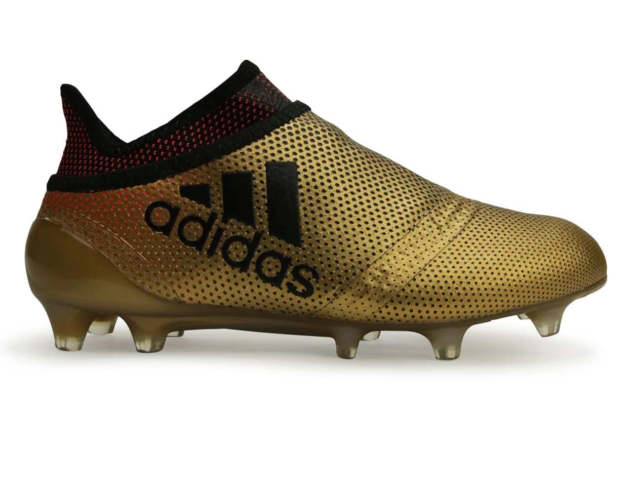 adidas Kids X 17  PURESPEED FG Tactile Gold Metallic/Core Black/Solar Red