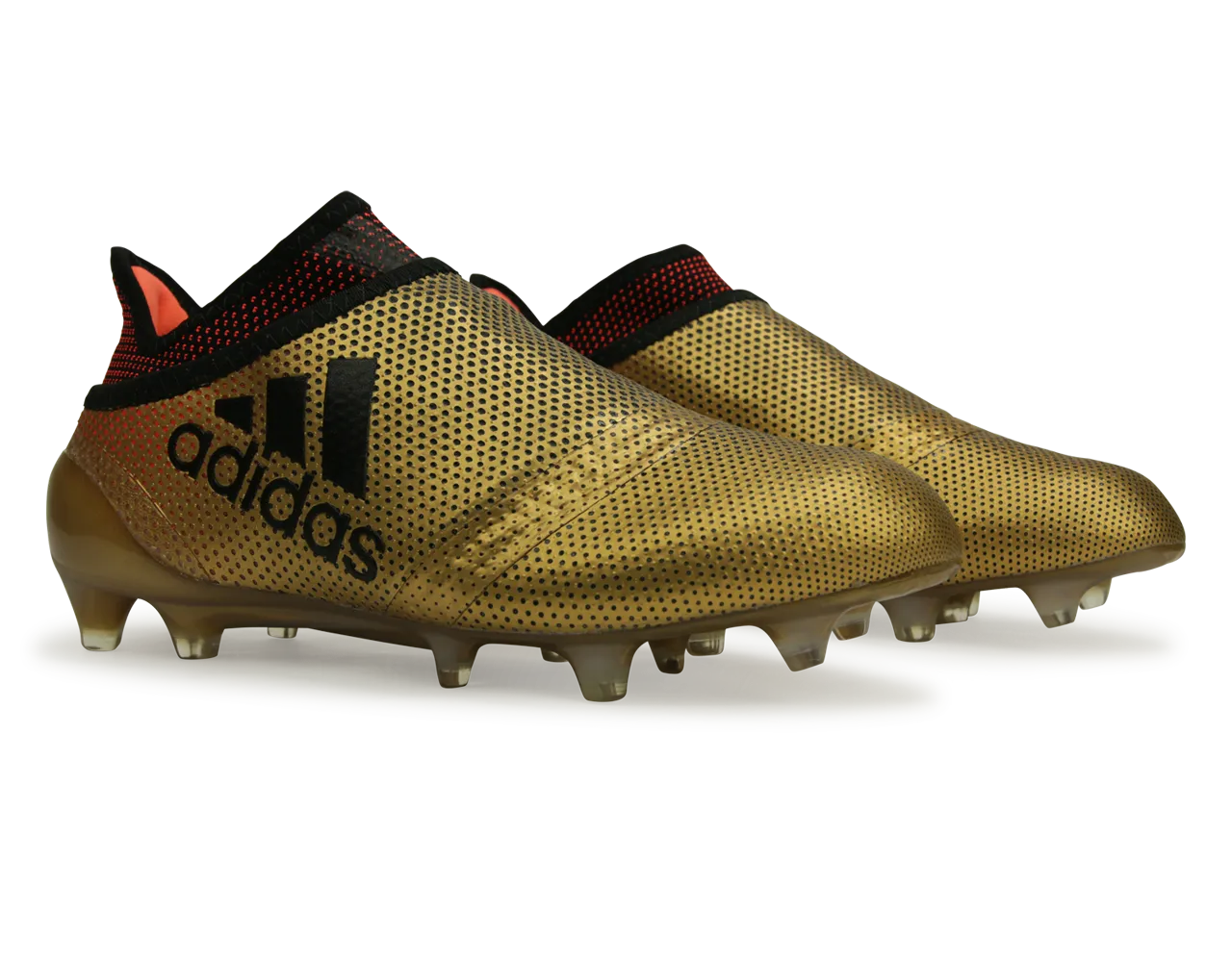 adidas Kids X 17  PURESPEED FG Tactile Gold Metallic/Core Black/Solar Red