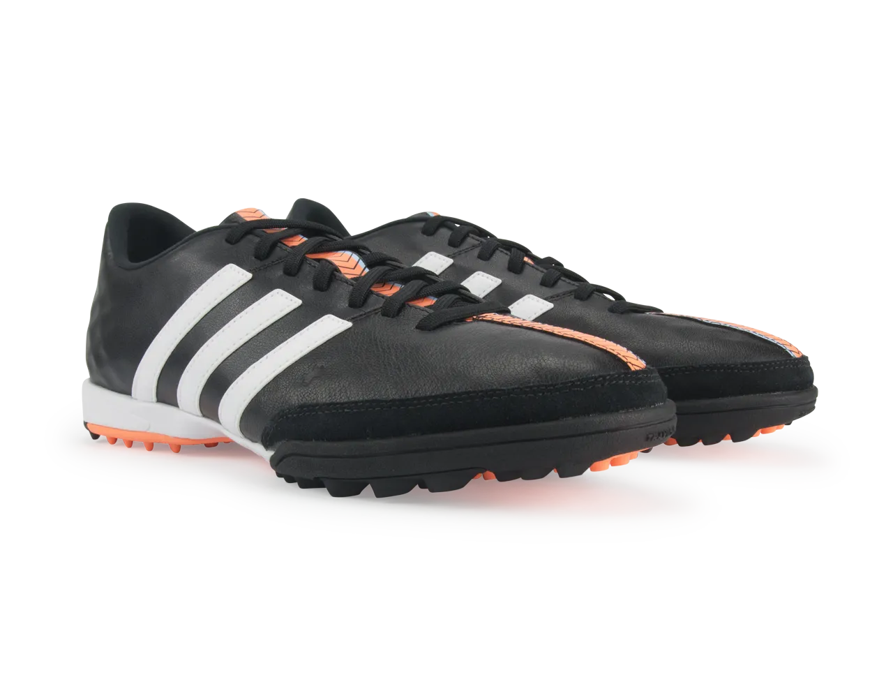 adidas Men's 11Nova Turf Soccer Shoes Core Black/White/Flash Orange