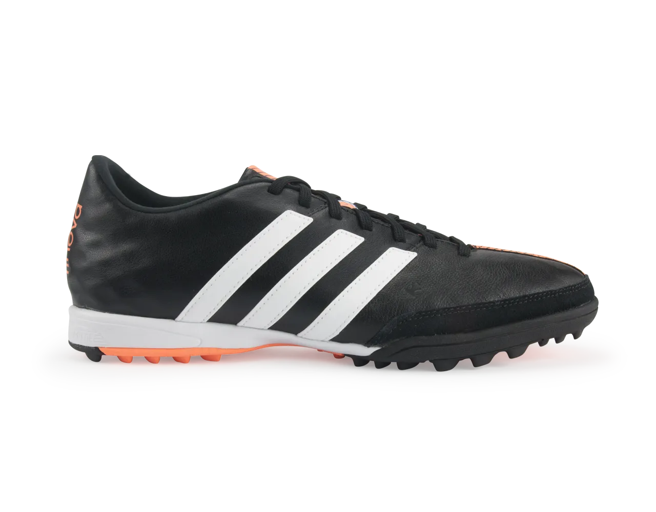 adidas Men's 11Nova Turf Soccer Shoes Core Black/White/Flash Orange