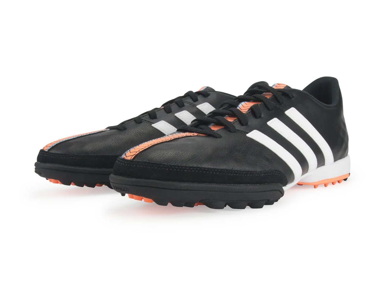 adidas Men's 11Nova Turf Soccer Shoes Core Black/White/Flash Orange