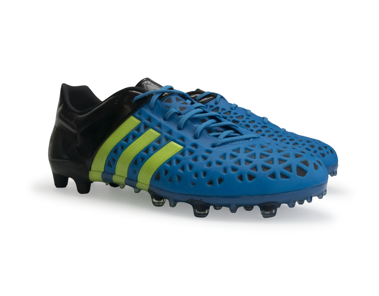 adidas Men's ACE 15.1 FG/AG Solar Blue/Sollar Yellow/Core Black