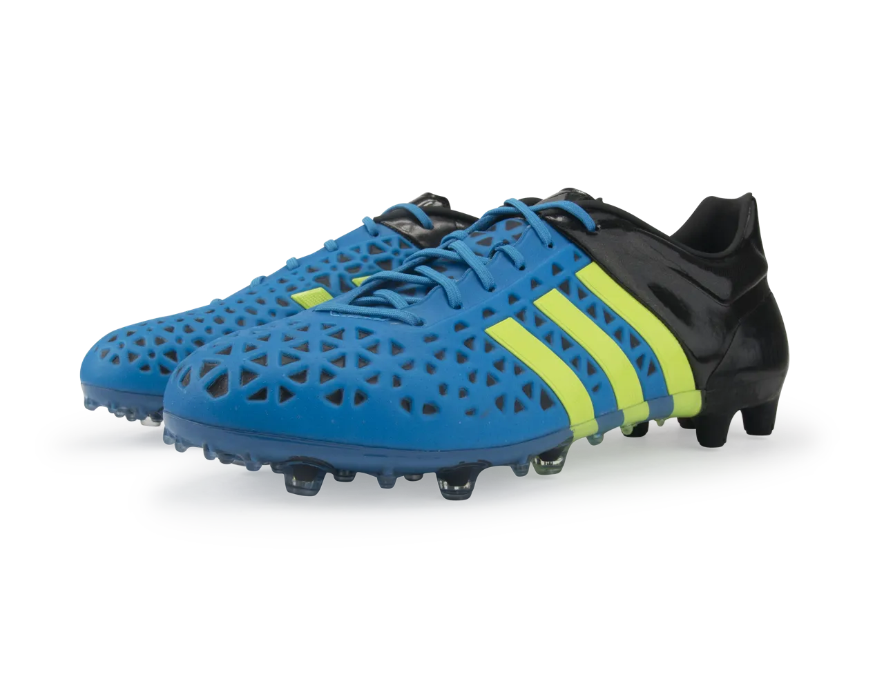 adidas Men's ACE 15.1 FG/AG Solar Blue/Sollar Yellow/Core Black