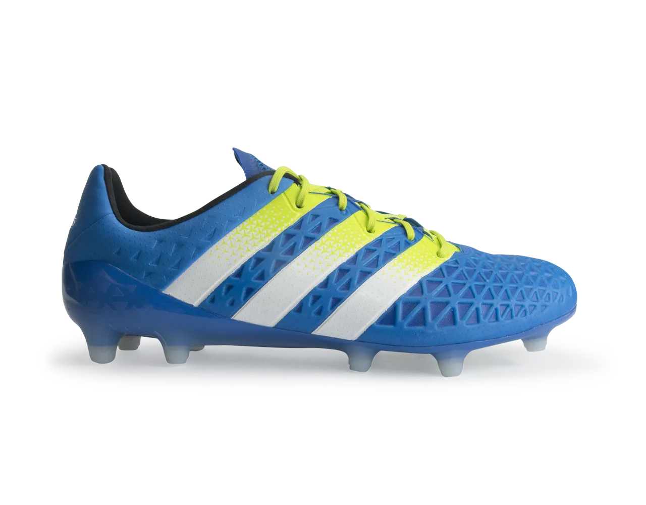 adidas Men's ACE 16.1 FG/AG Blue/White/Solar Slime