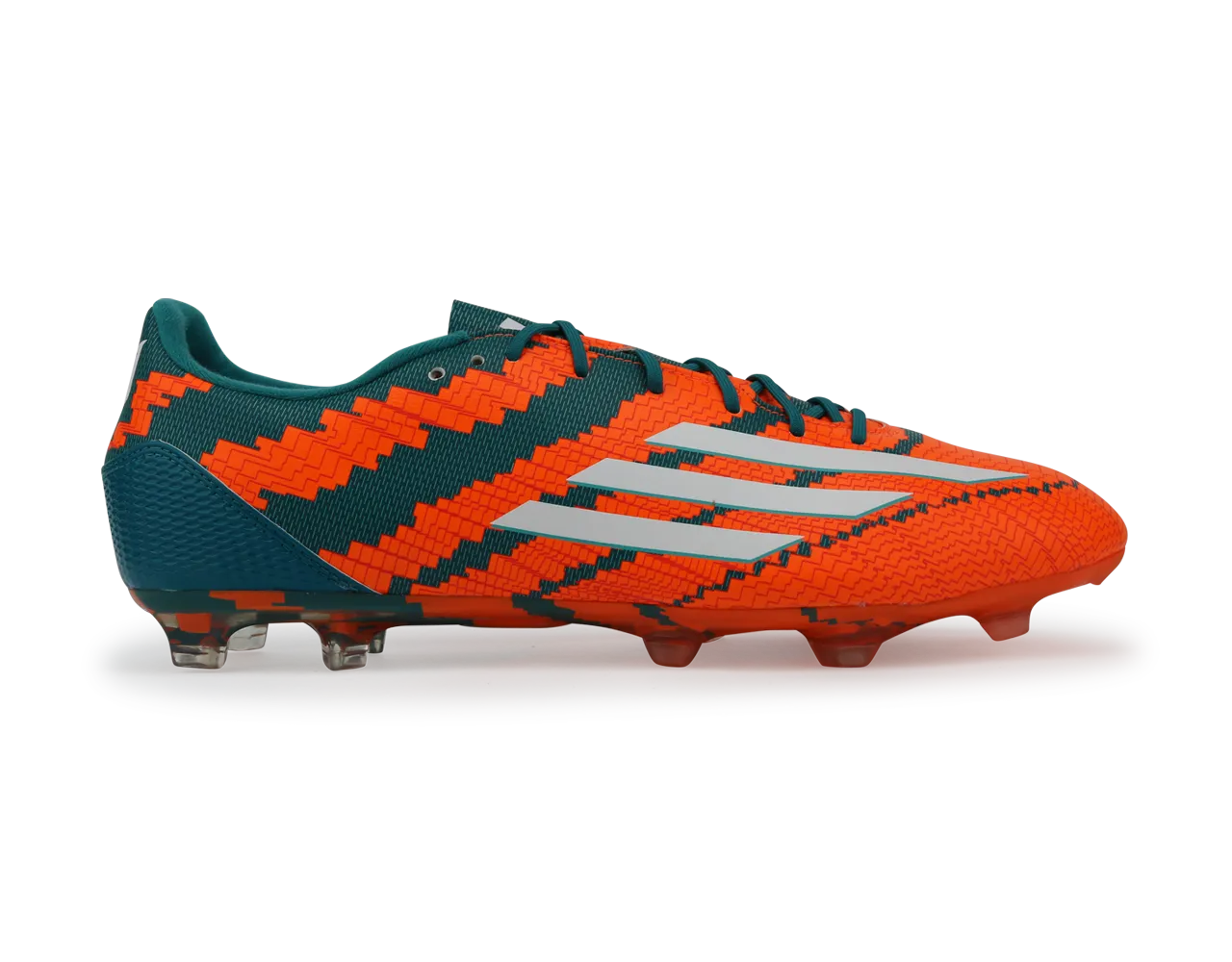 adidas Men's Messi 10.2 FG Power Teal/White/Solar Orange