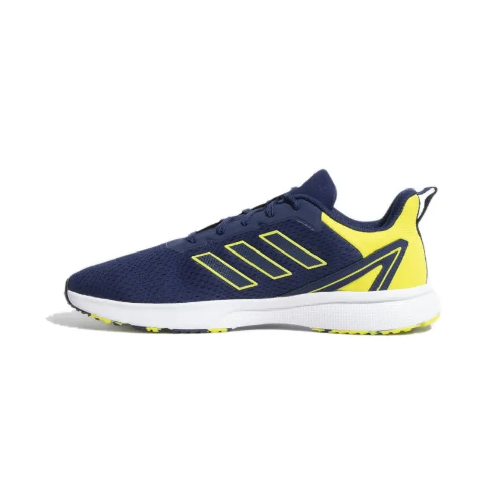 Adidas Men's Seize The Street Running Shoe (Night Sky/Acid Yellow)