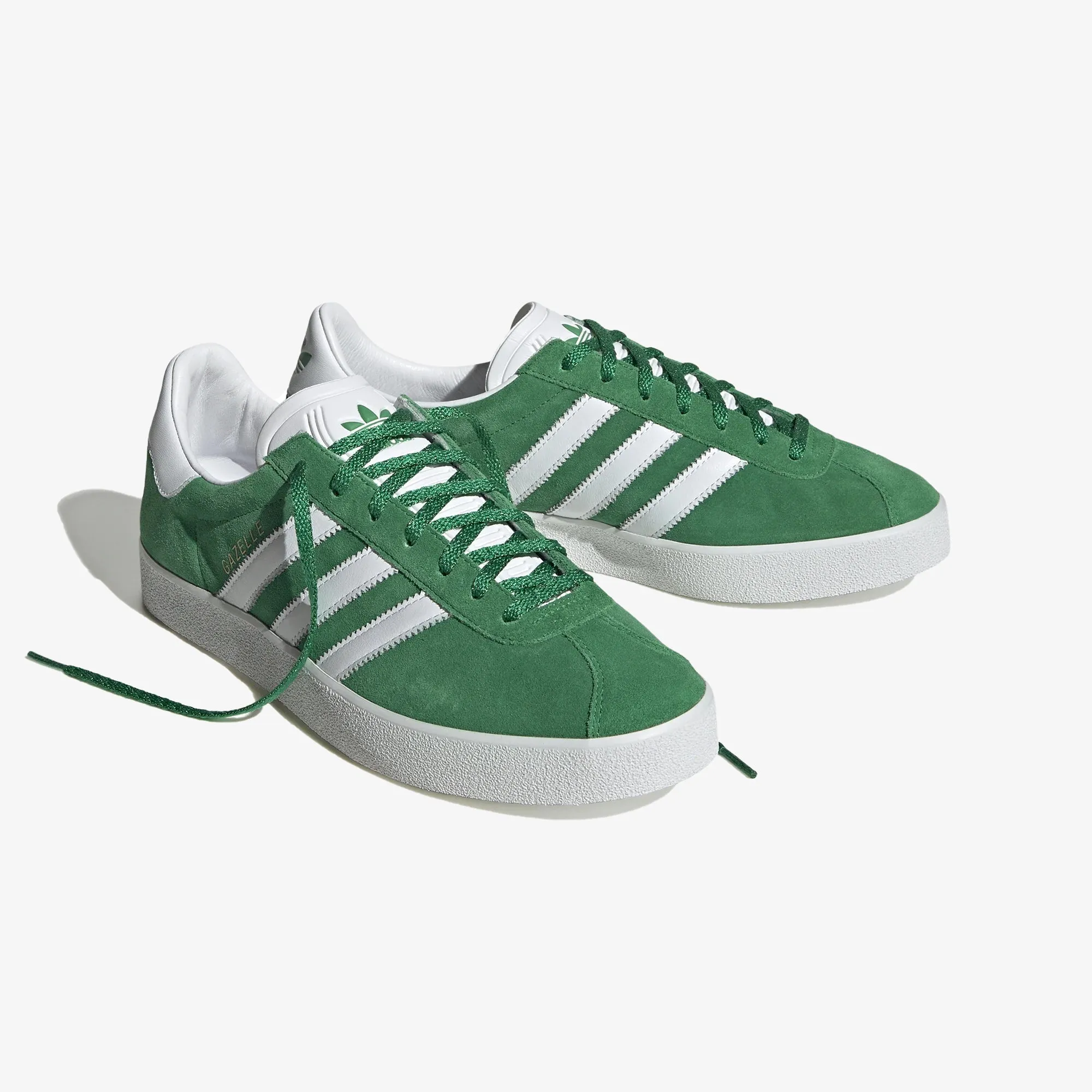 Adidas Originals | GAZELLE 85  { GREEN/WHITE/METALLIC