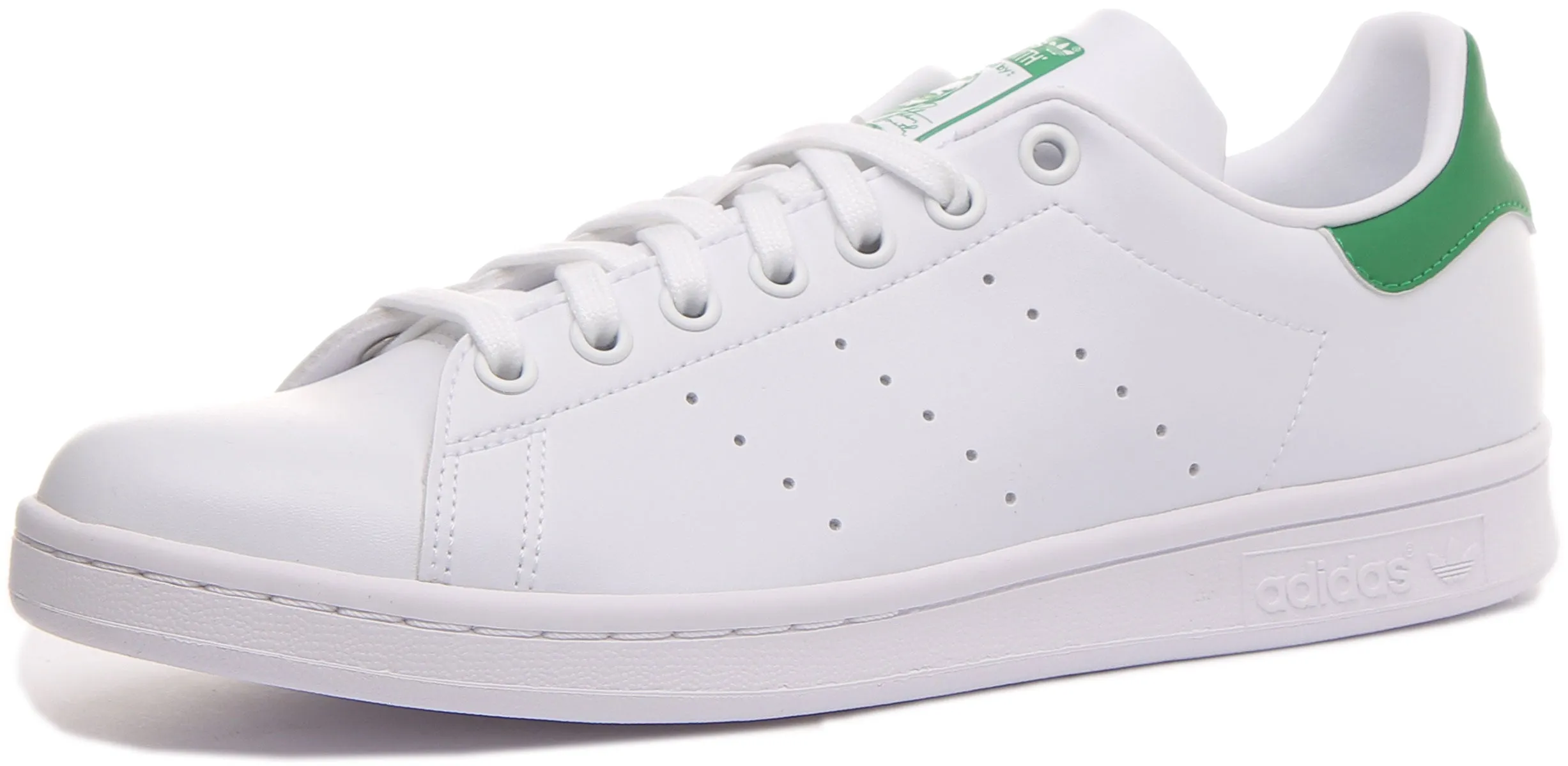 Adidas Stan Smith In White Green For Men