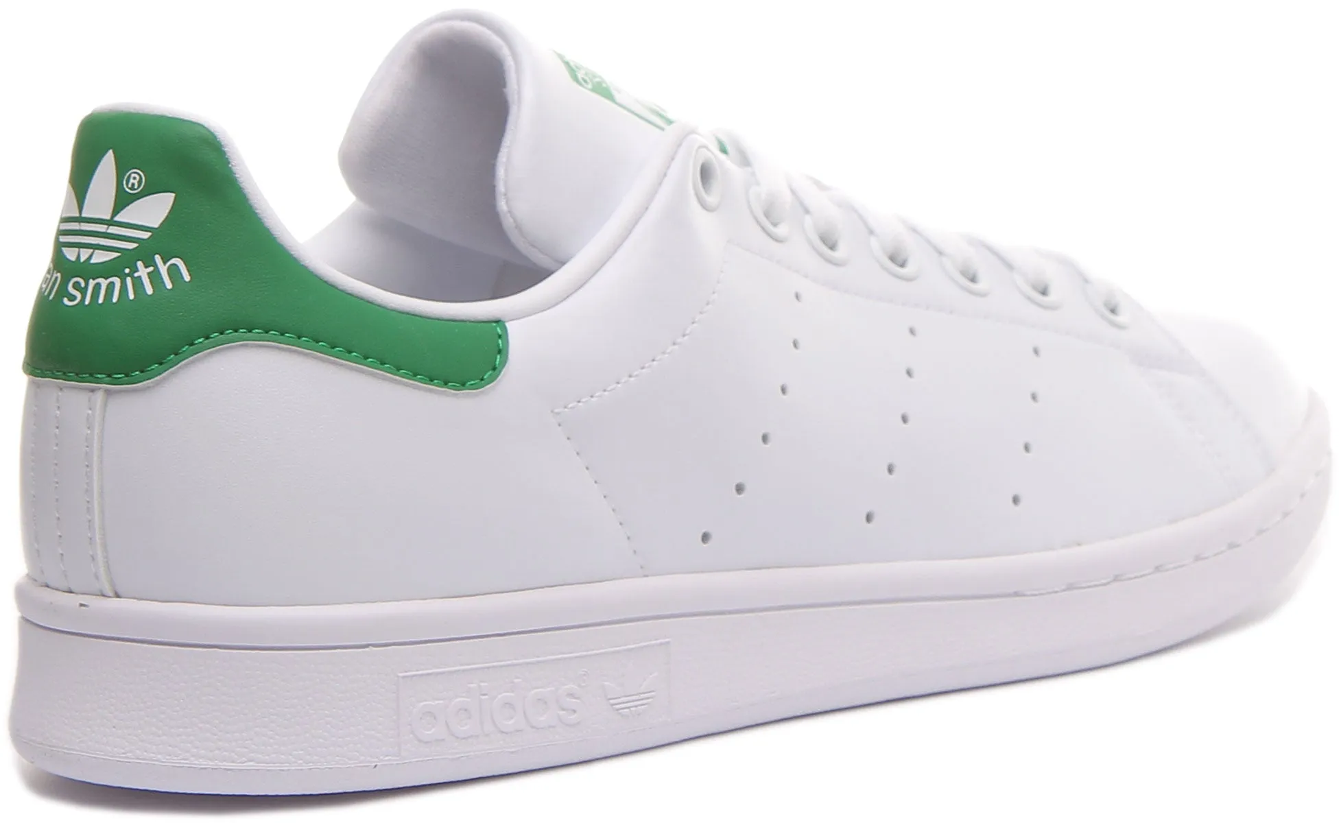 Adidas Stan Smith In White Green For Men