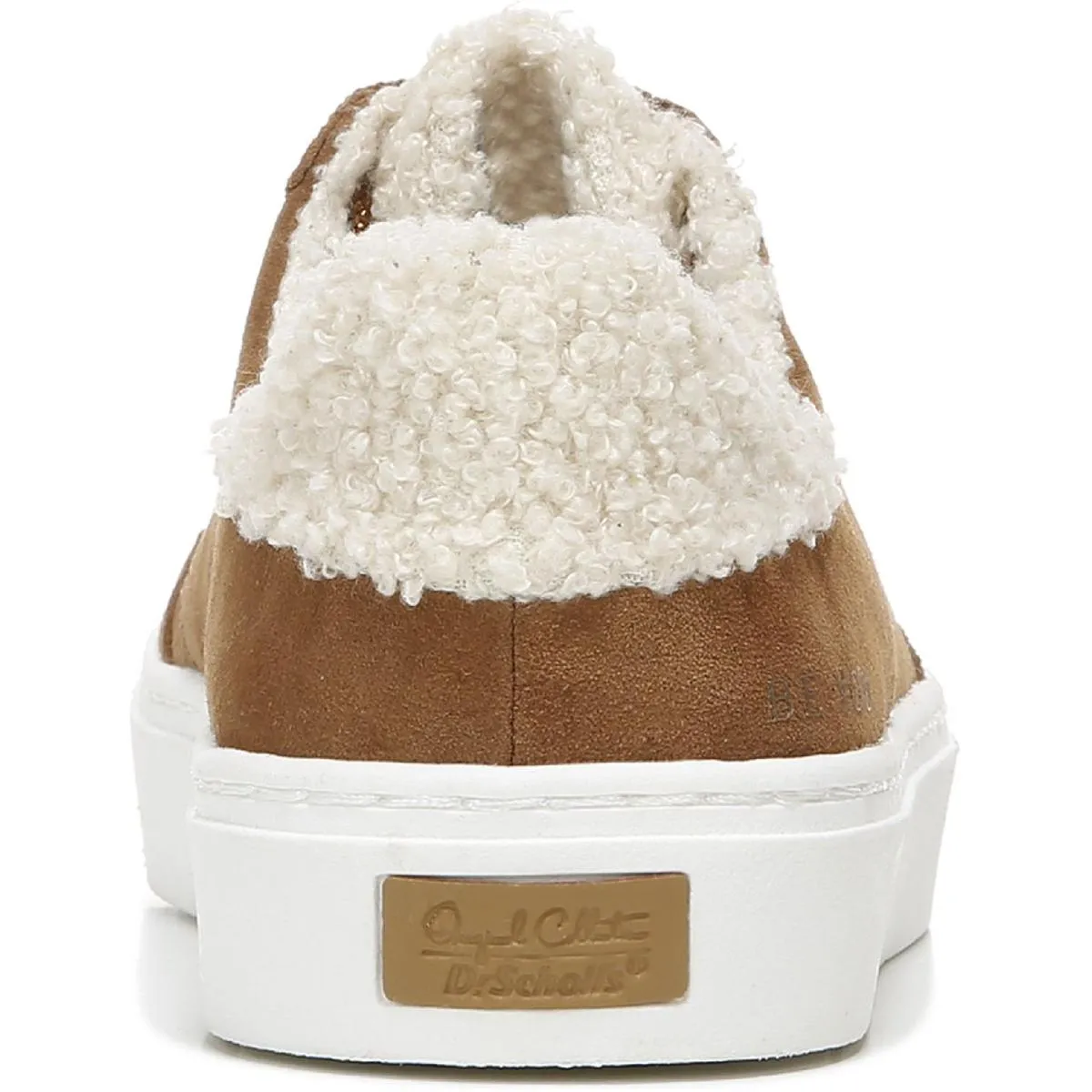 All In Cozy Womens Suede Faux Fur Trim Casual and Fashion Sneakers