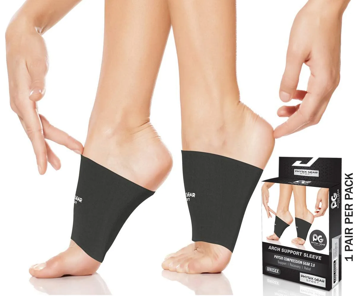 Arch Support Compression Sleeves - Foot Pain Relief and Comfort