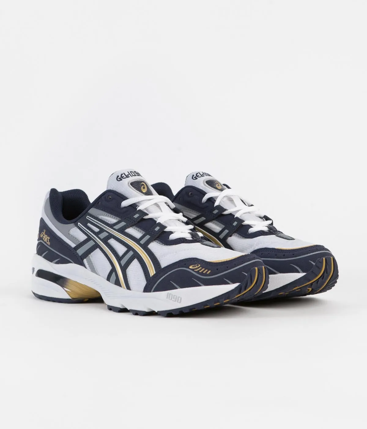 Asics Gel-1090 Shoes - White / Midnight