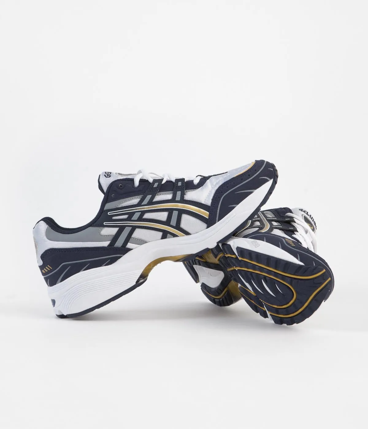 Asics Gel-1090 Shoes - White / Midnight