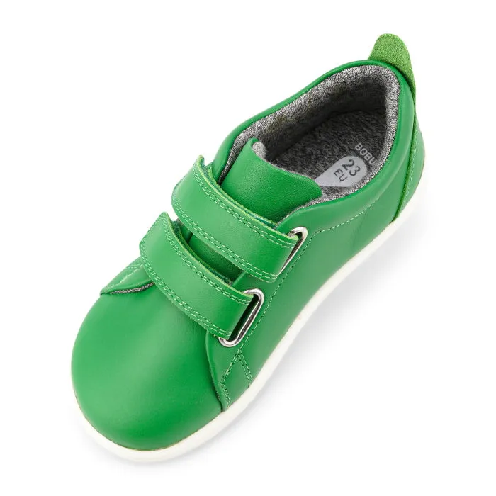 Bobux Iwalk Grass Court Emerald Green Leather Trainer 633744