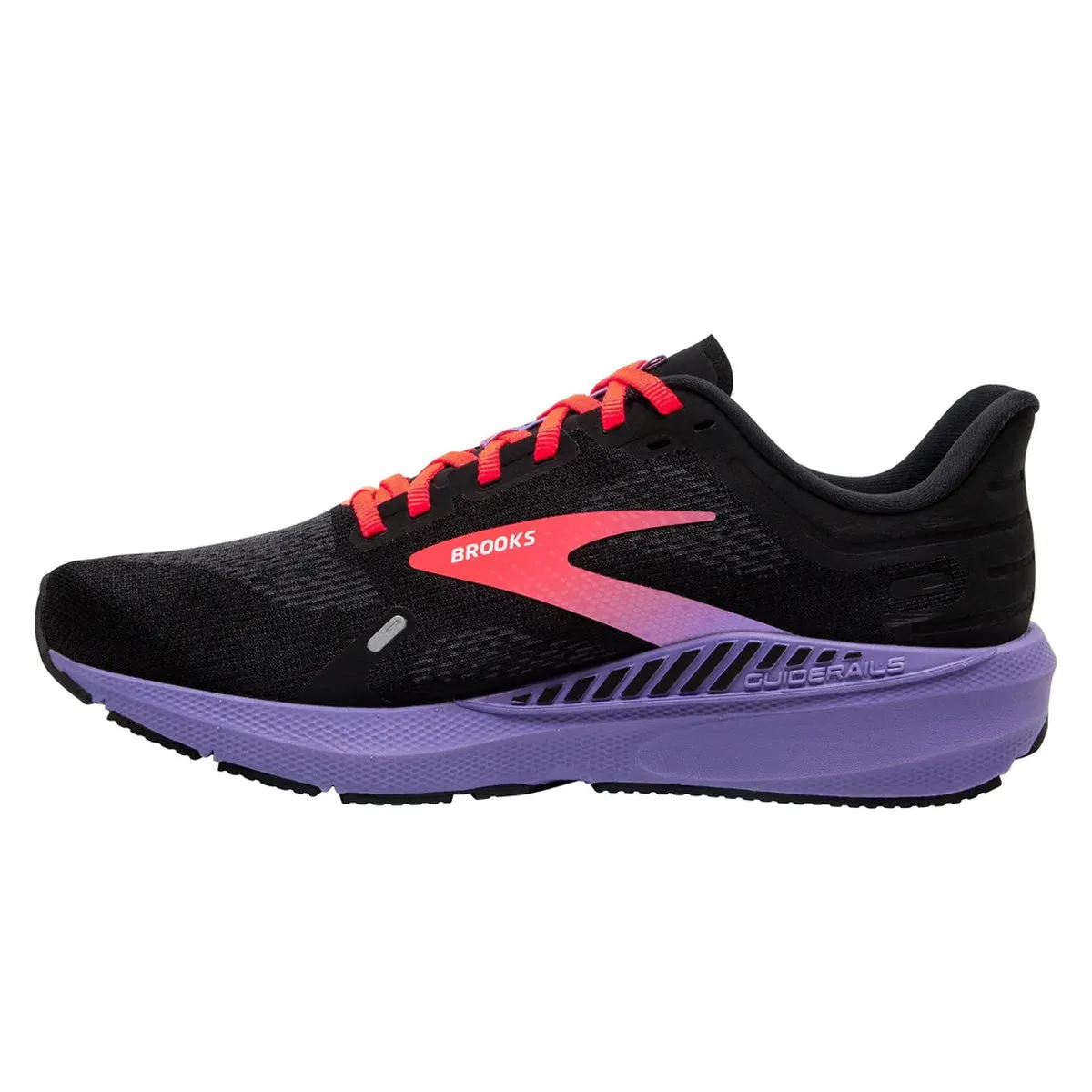 Brooks Launch GTS 9 Womens | Black/coral/purple