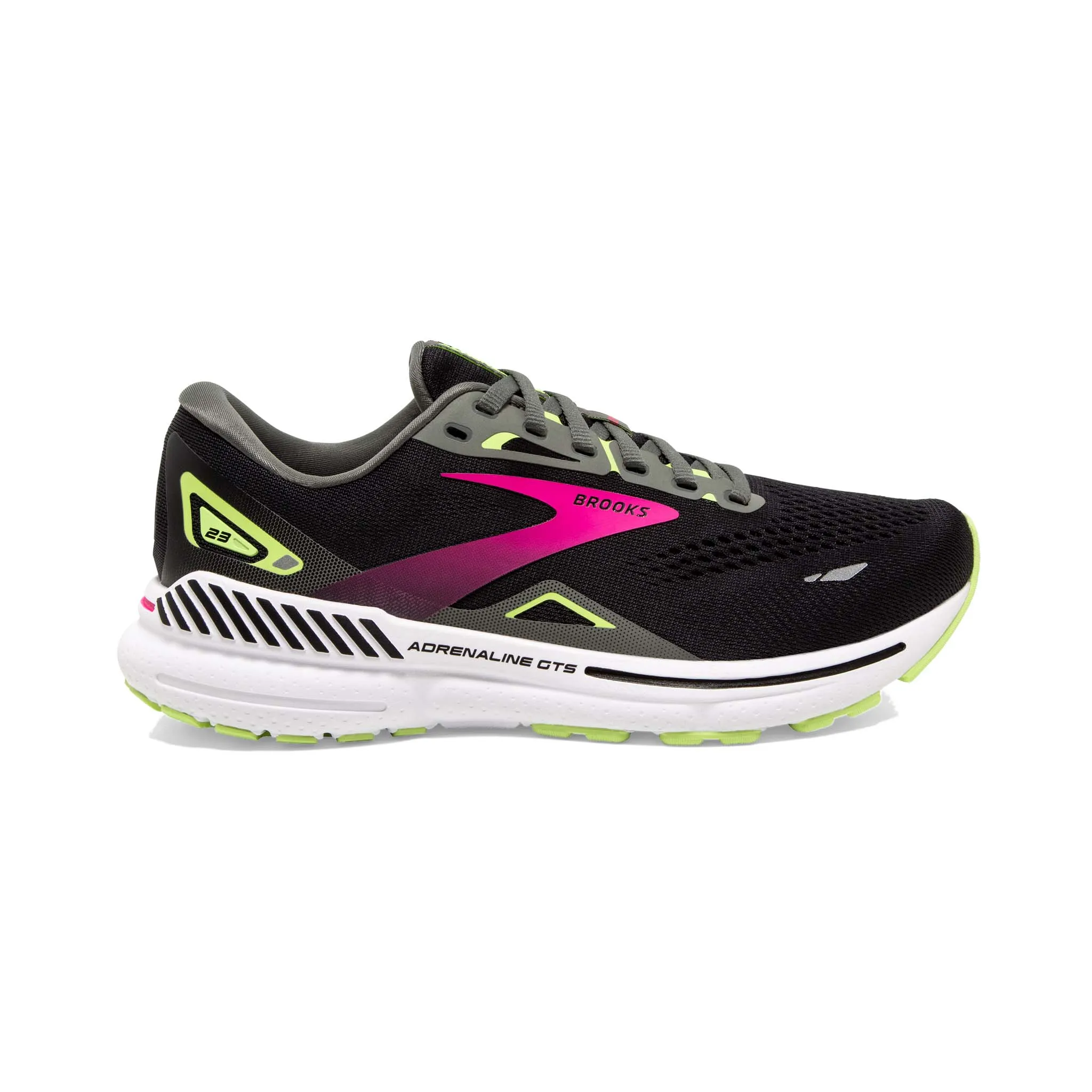 Brooks | Women's Adrenaline GTS 23 1D Running Shoes - Black/Gunmetal