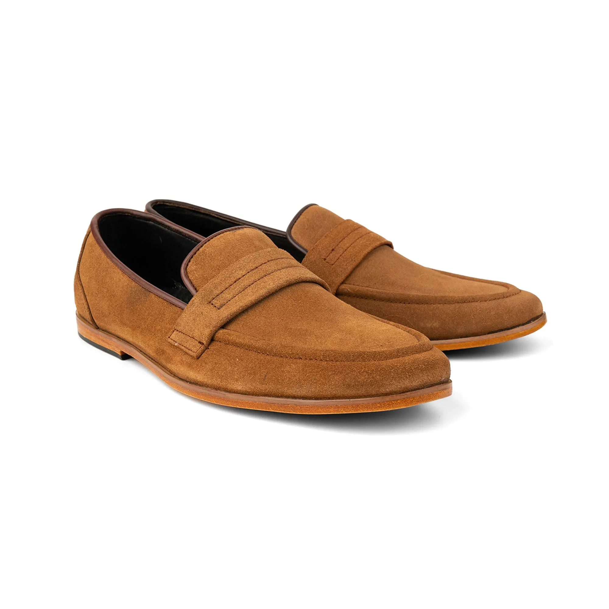 Brown Suede Leather Executive Shoes