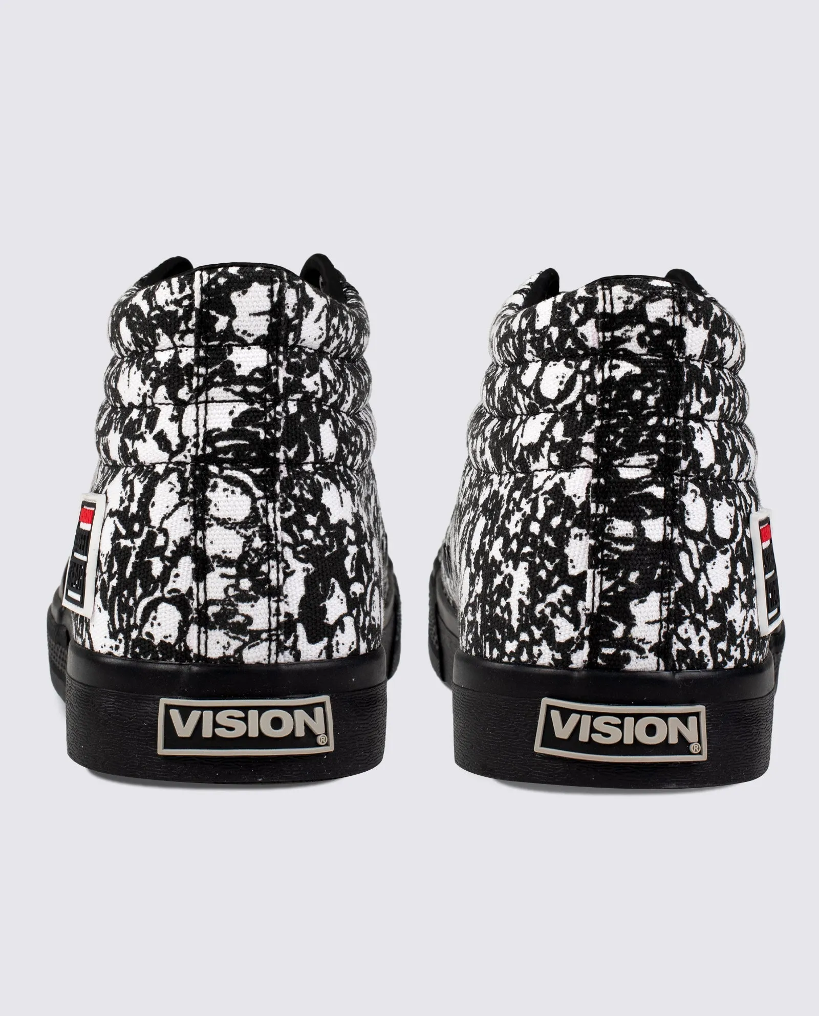 Canvas High Top Sneakers Skulls