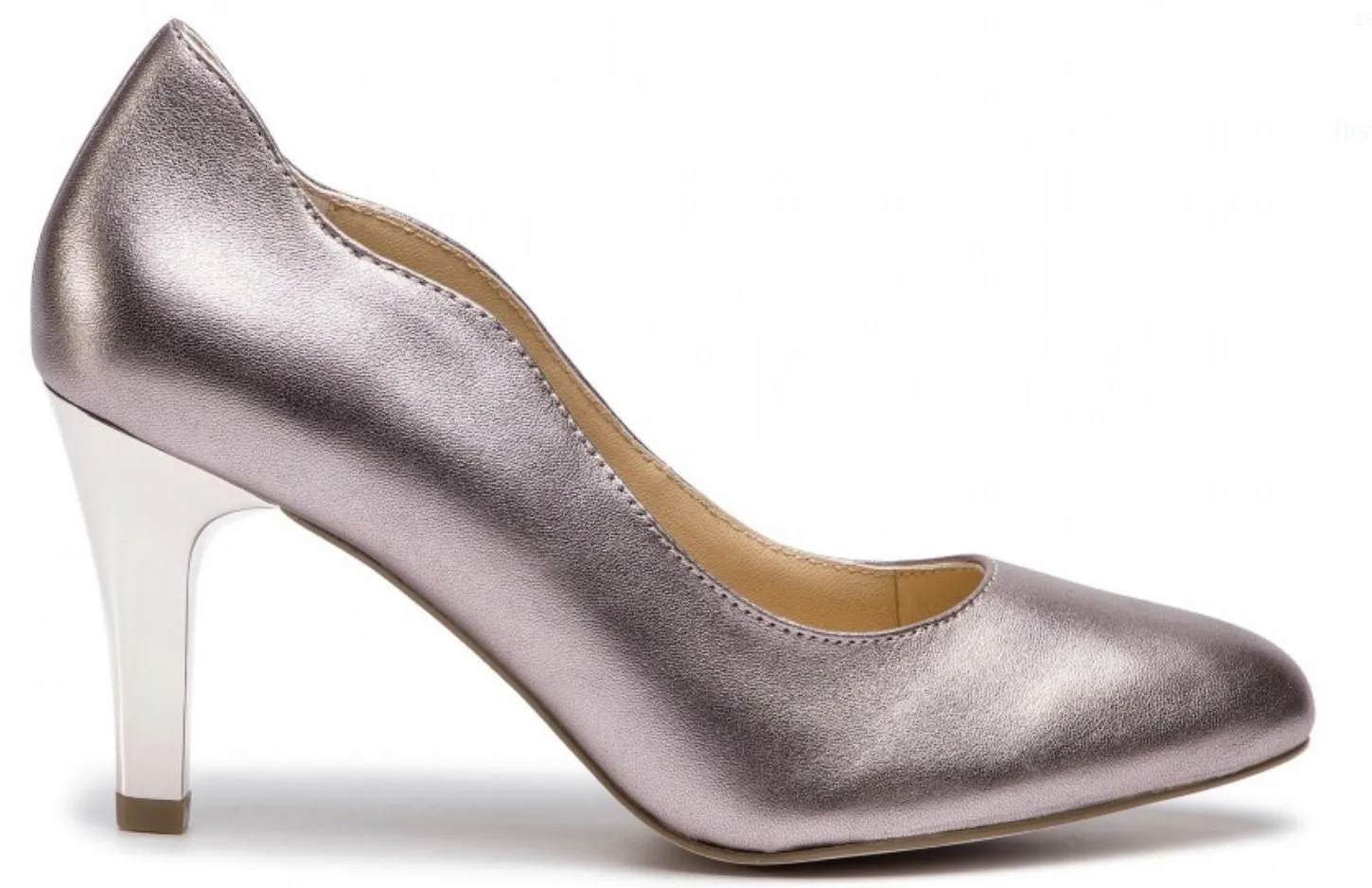 Caprice Ladies Pink Metallic Court Shoe 22402/22