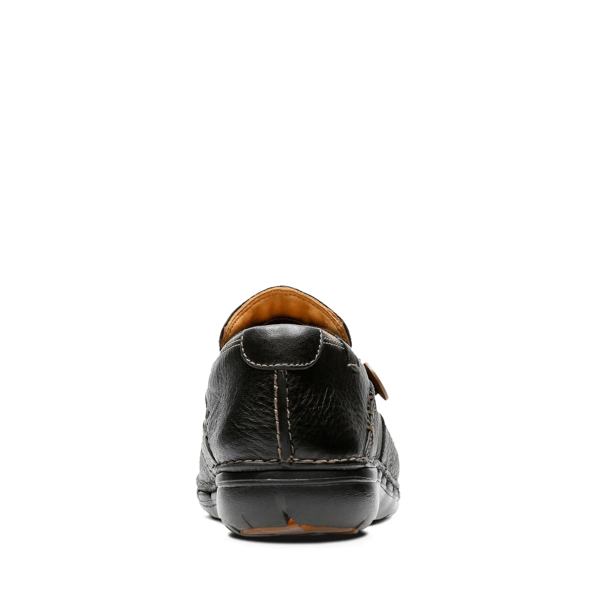 Clarks Un Loop Black Leather