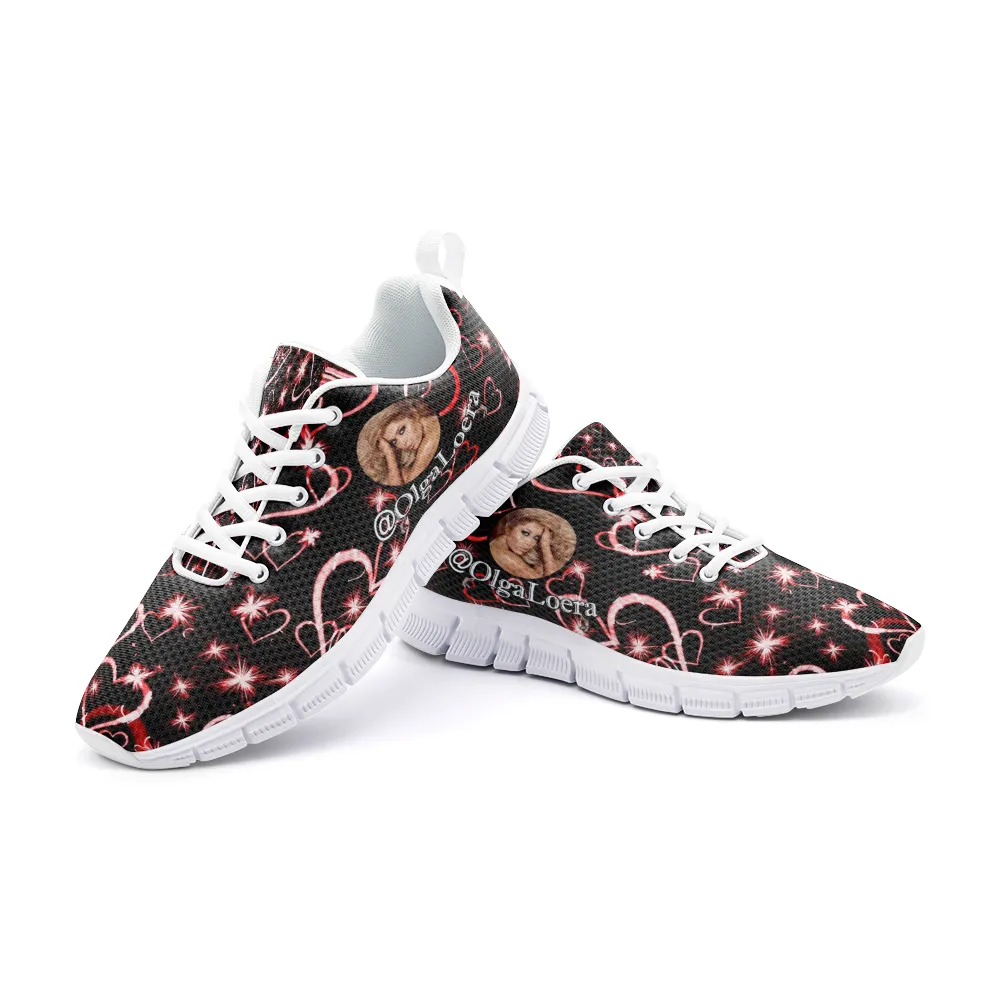 CUSTOMIZED GIRLS ATHLETIC SHOES - Olga Loera Loves Hers