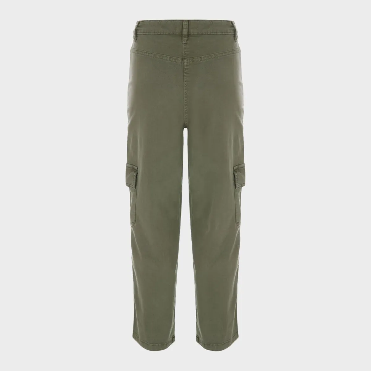 Girls Khaki Cargo Pants