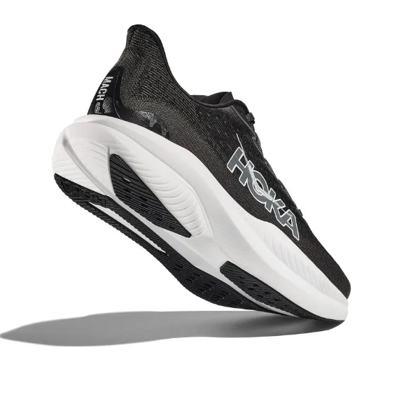 HOKA Men's Mach 6 (Medium Width) Black/White