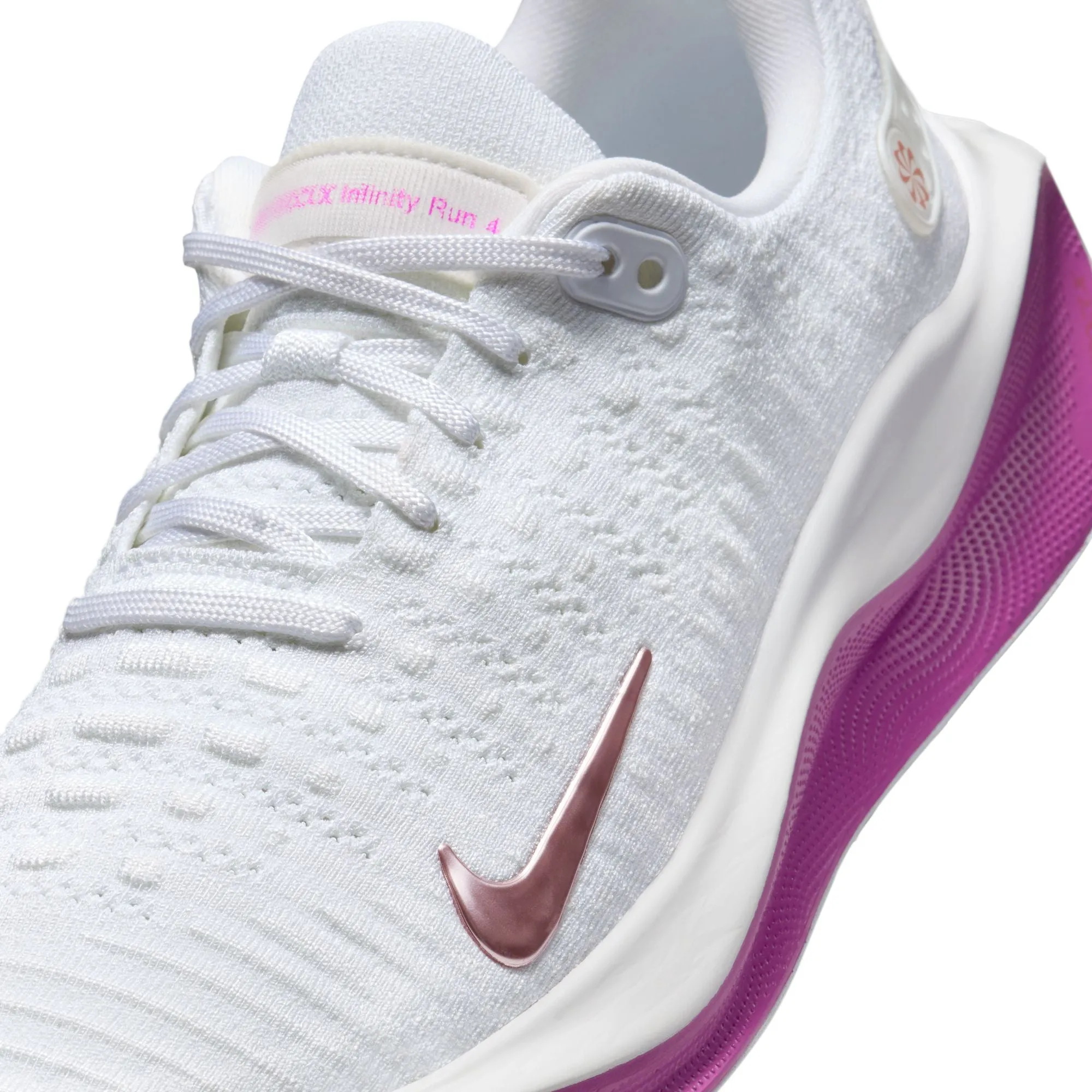 Nike ReactX Infinity RUN 4 Women's - White/Matallic/Hot Fuchsia