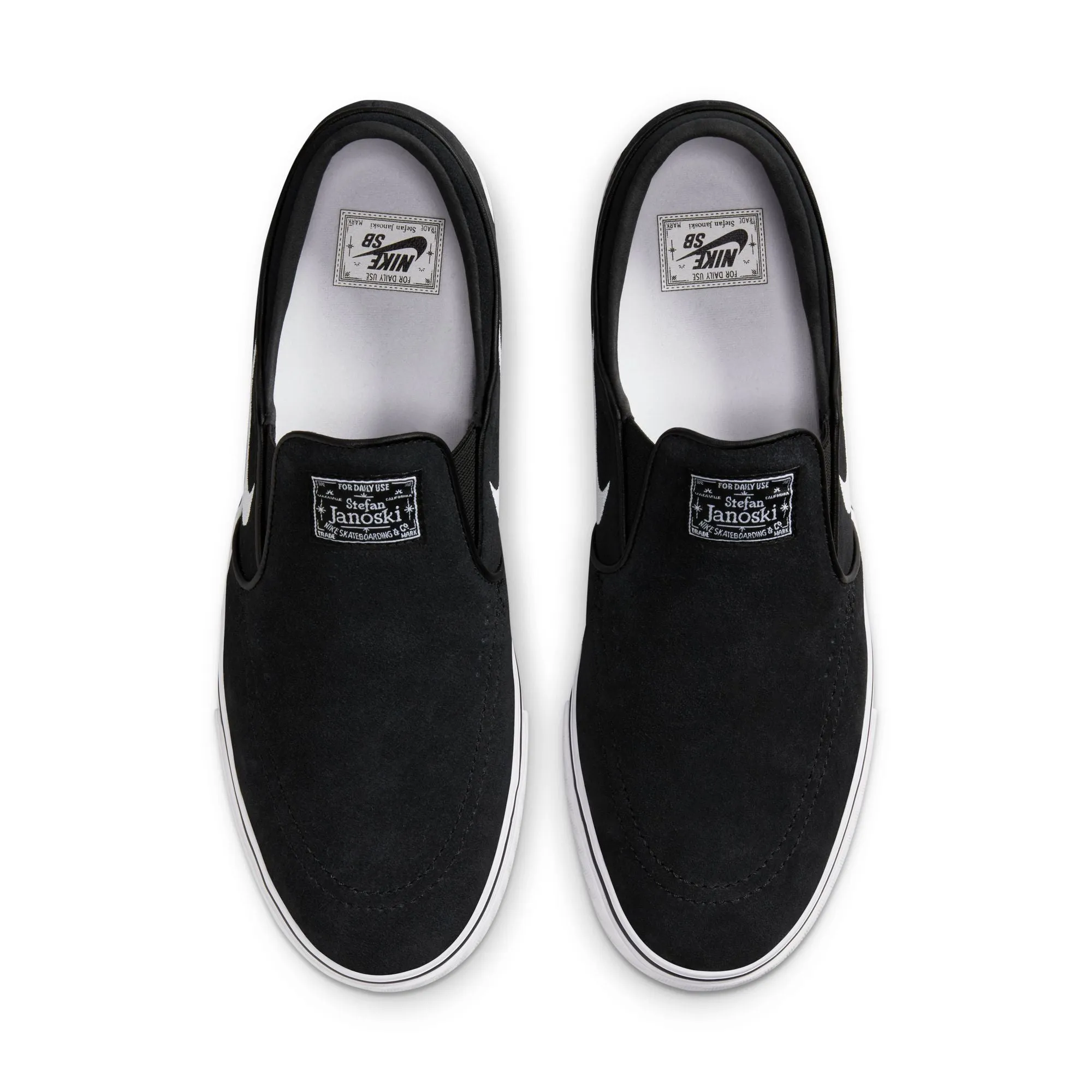 Nike SB Janoski  Slip - Black/White-Black-Black