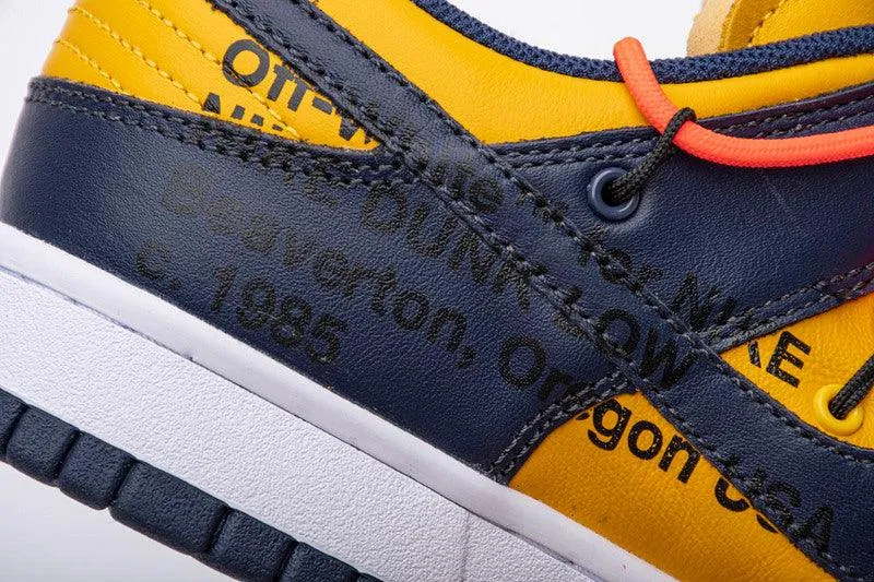 NIKE X OFF WHITE - DUNK SB " MICHIGAN "