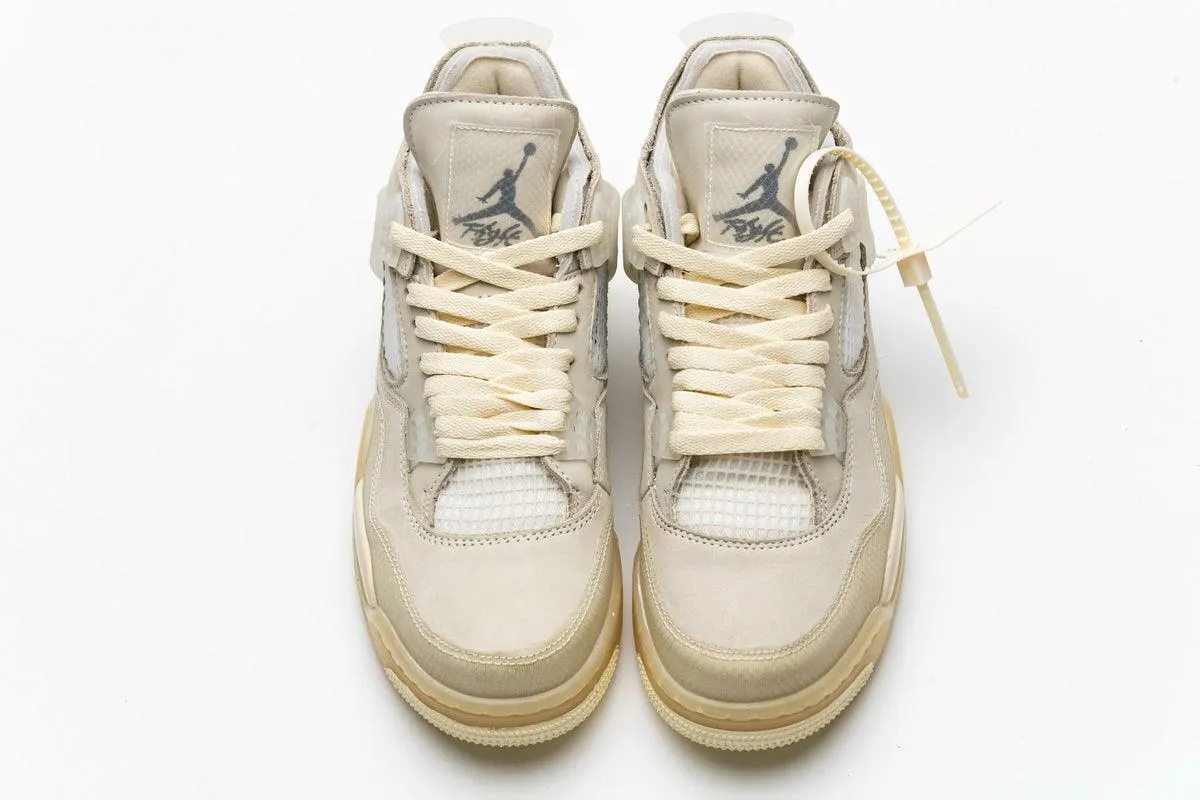 OFF WHITE AIR JORDAN 4 " SAIL "