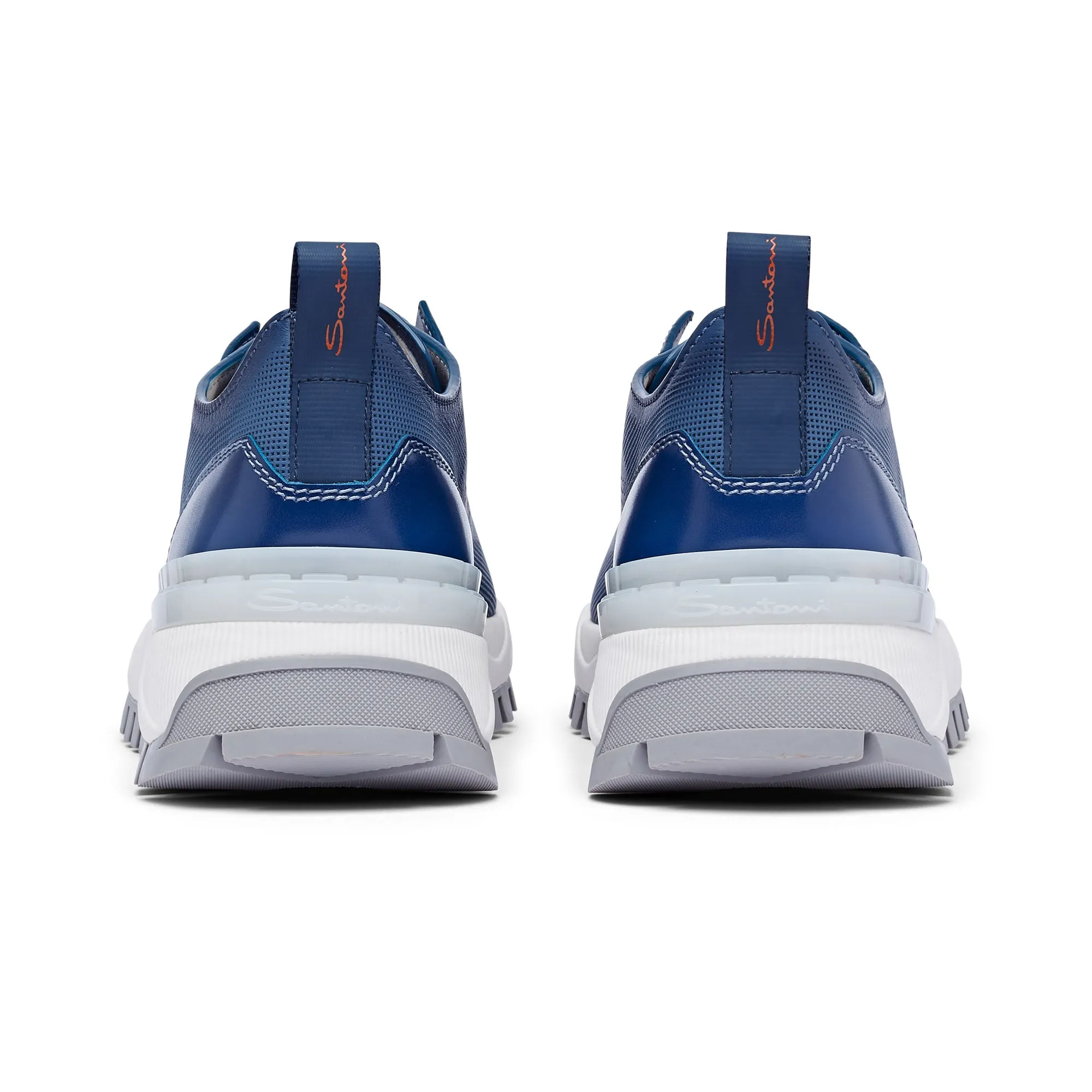 Santoni Tech Mesh Runner (Blue Navy)