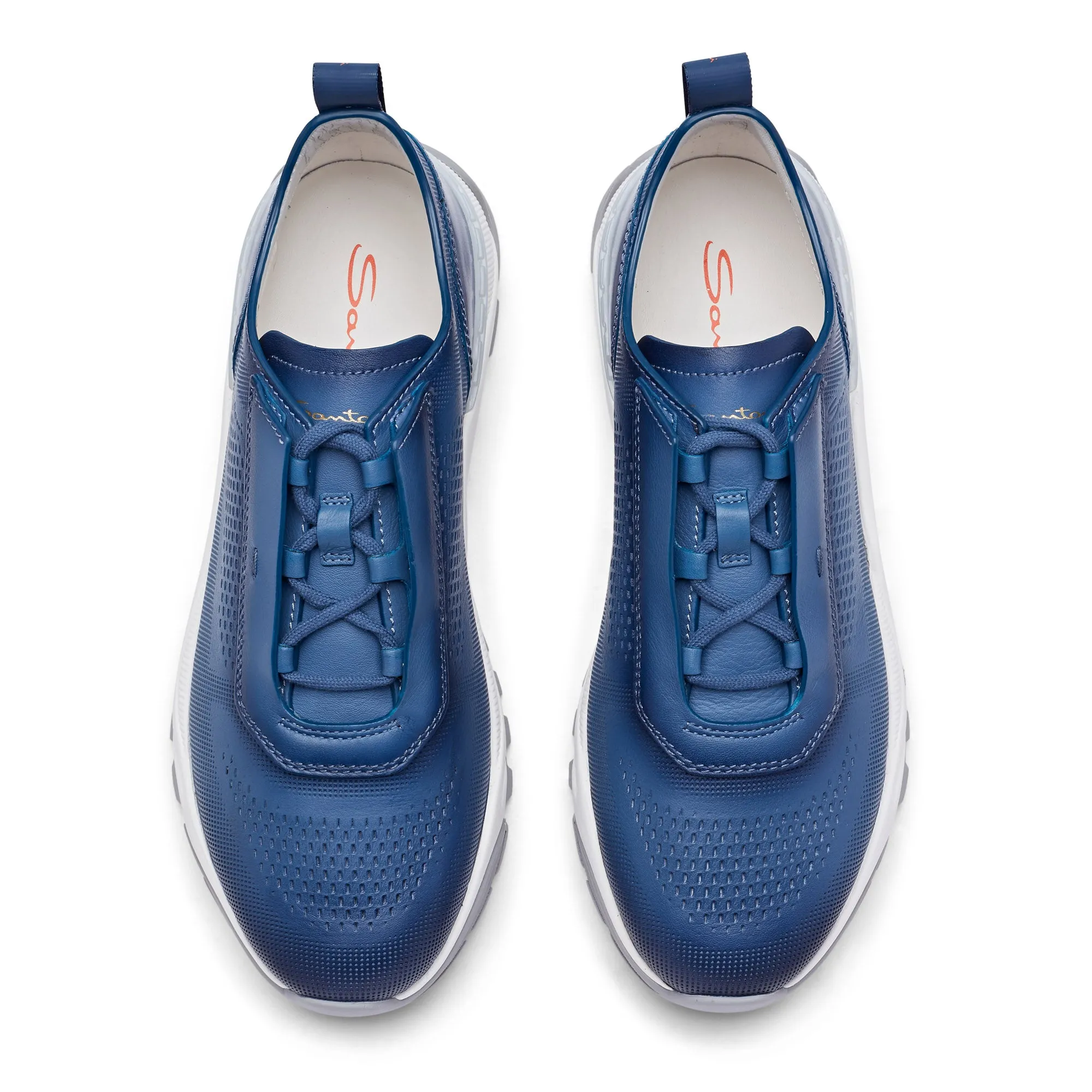 Santoni Tech Mesh Runner (Blue Navy)