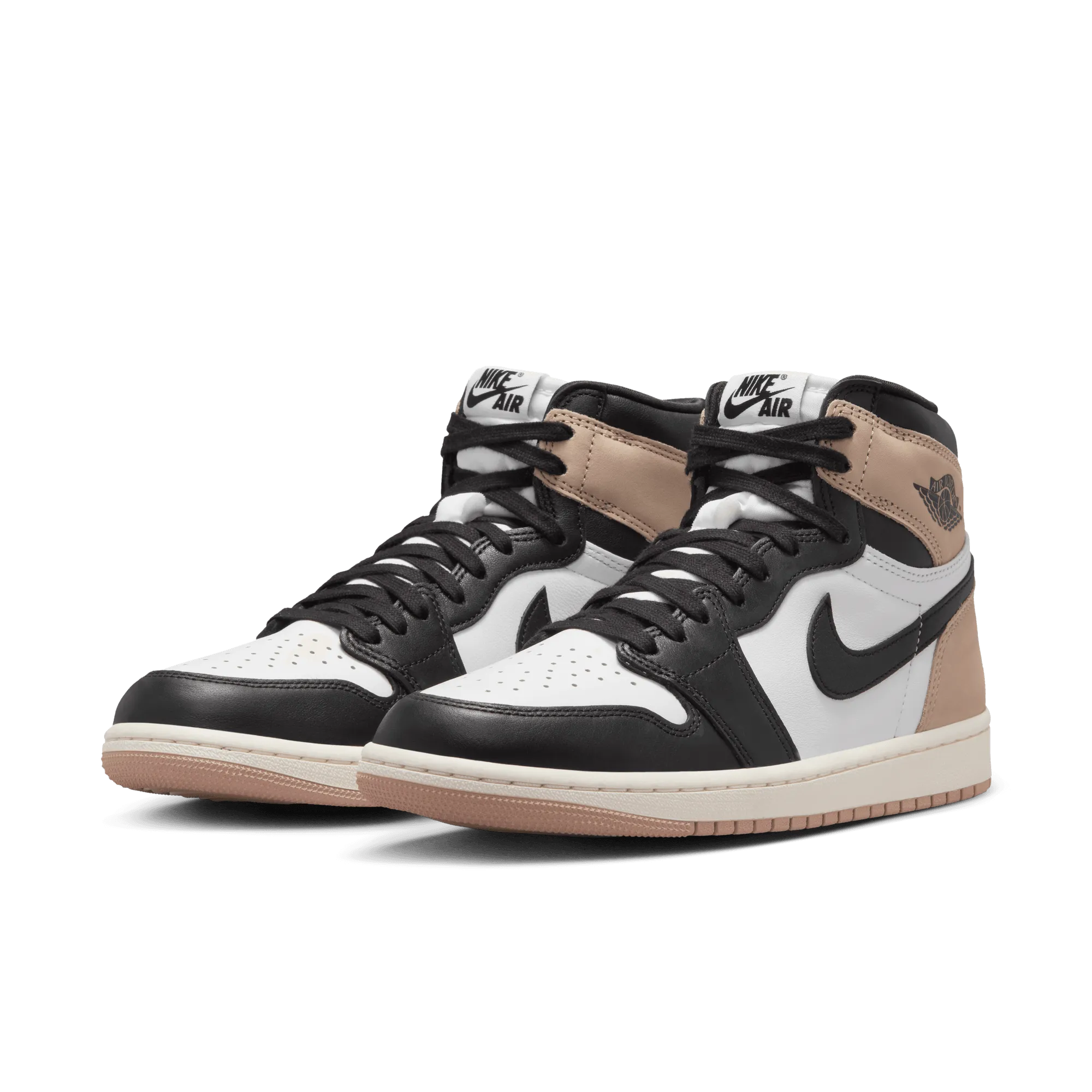 Women's Air Jordan 1 Retro High OG "Latte" - Black/Legend Medium Brown/White/Sail