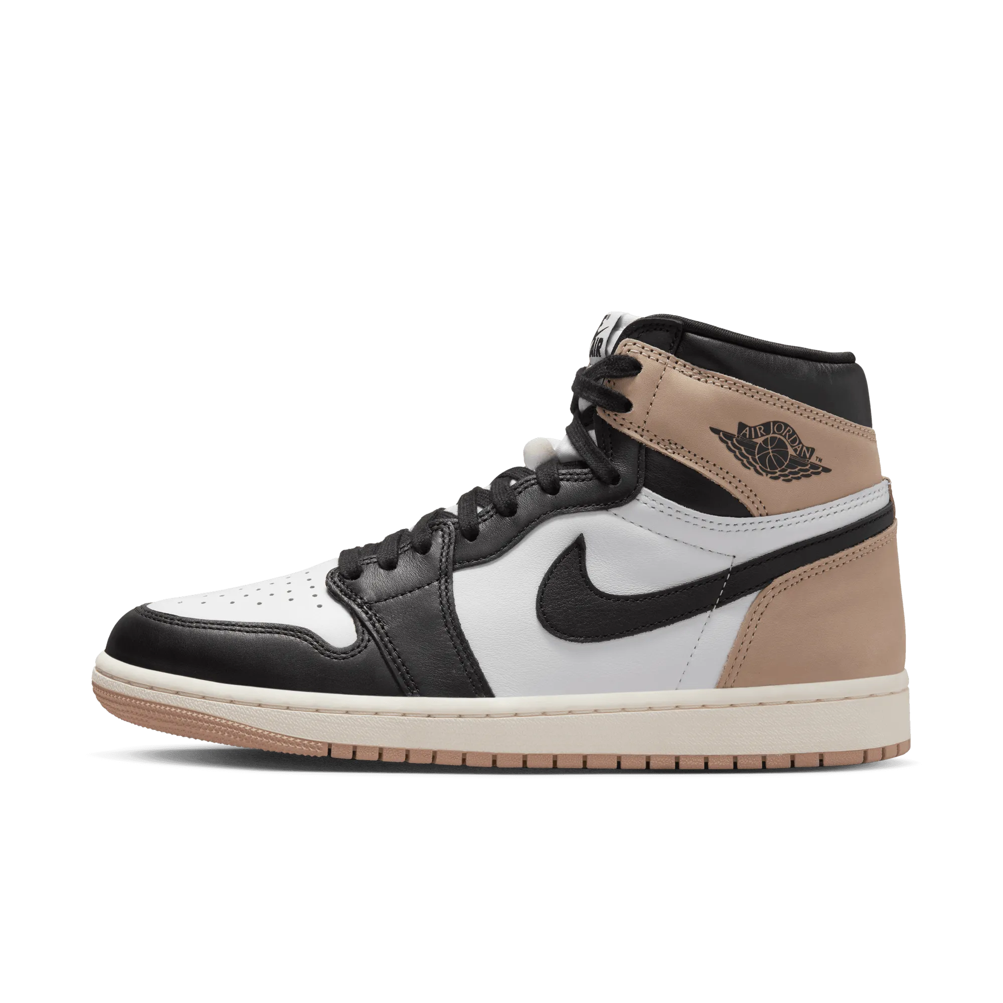 Women's Air Jordan 1 Retro High OG "Latte" - Black/Legend Medium Brown/White/Sail