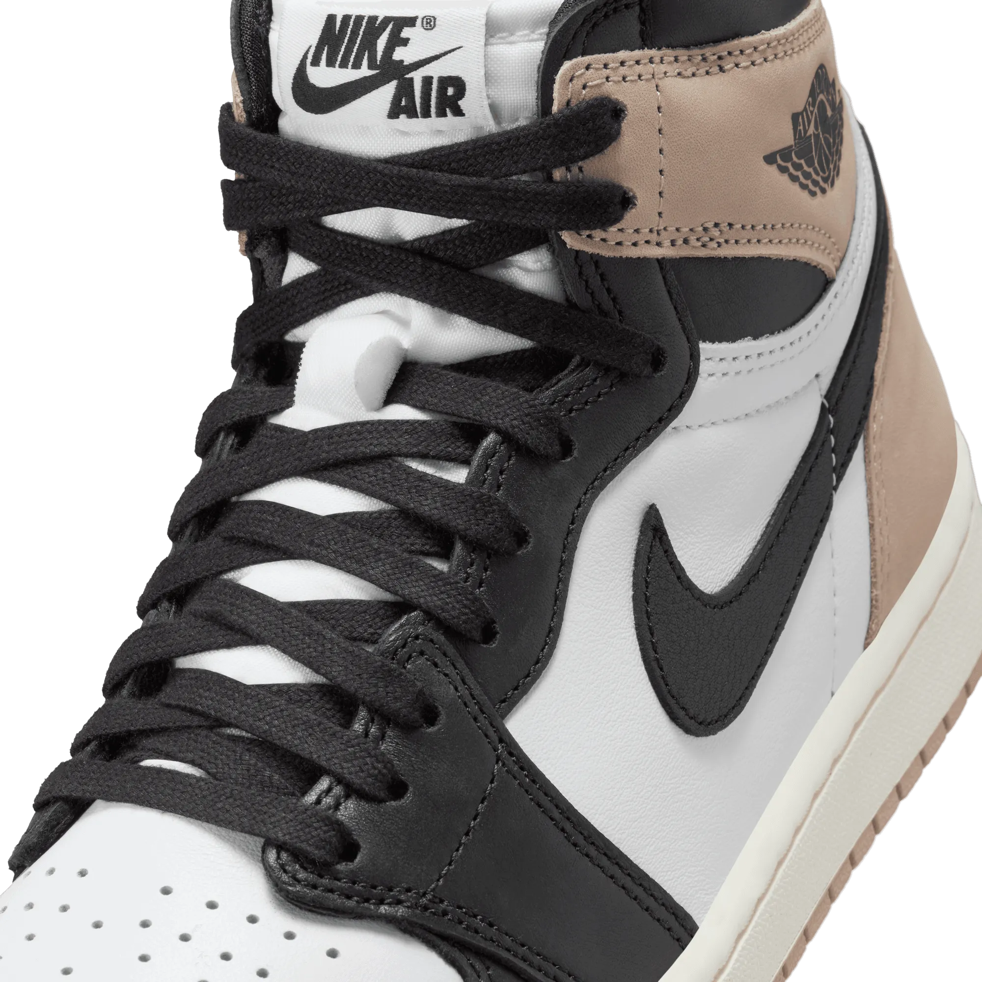 Women's Air Jordan 1 Retro High OG "Latte" - Black/Legend Medium Brown/White/Sail